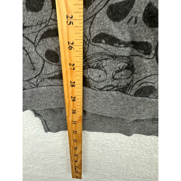 Disney Womens Nightmare Before Christmas Sleepwear Pajama Top Gray Juniors M - Picture 4 of 8